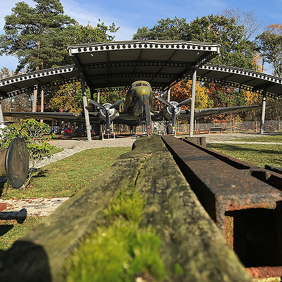 Außenaufnahme des Luftbrückenmuseums Faßberg
