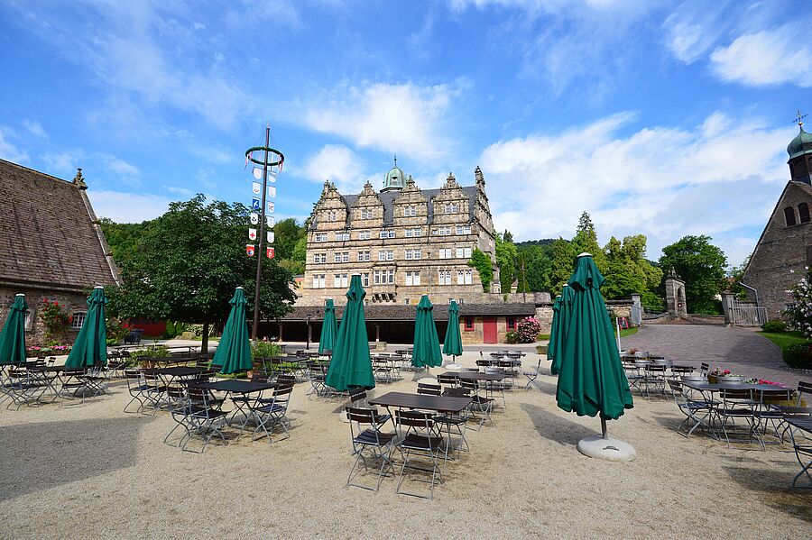 Biergarten Schlosscafé Hämelschenburg