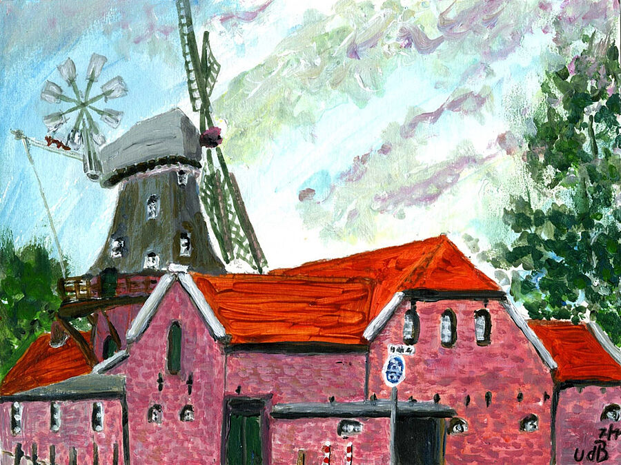 Außenansicht der Mühle