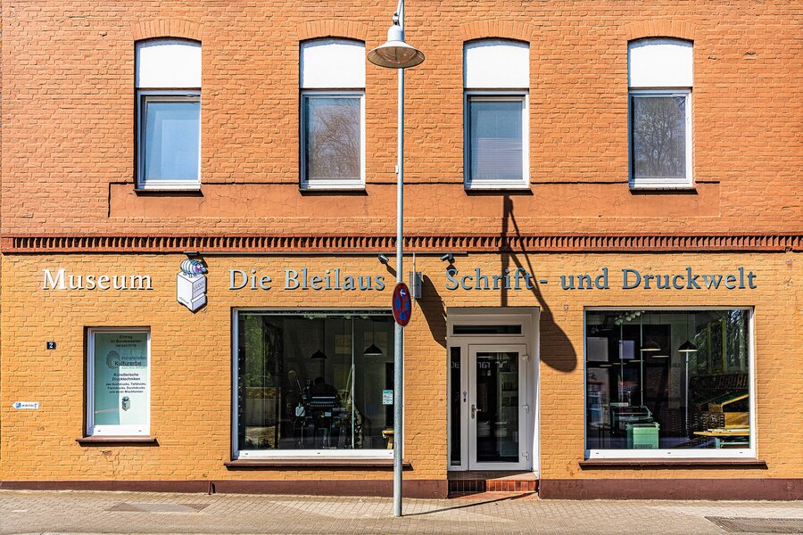 Außenansicht Museum Die Bleilaus - Schrift- und DRuckwelt
