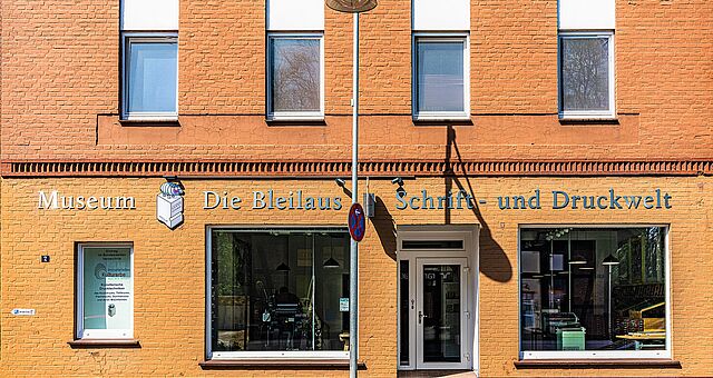 Außenansicht Museum Die Bleilaus - Schrift- und DRuckwelt