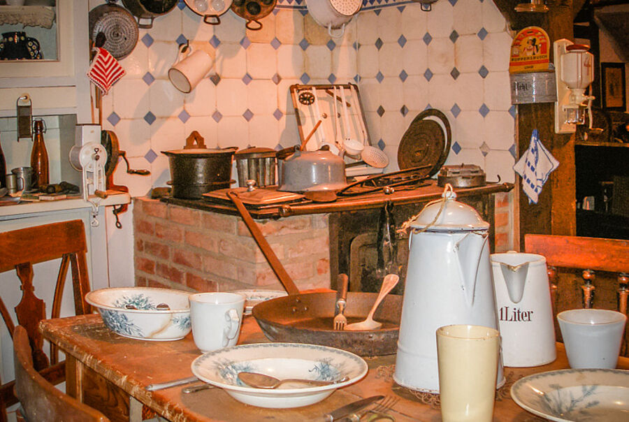 Küche im Heimat- und Schulmuseum Himmelpforten