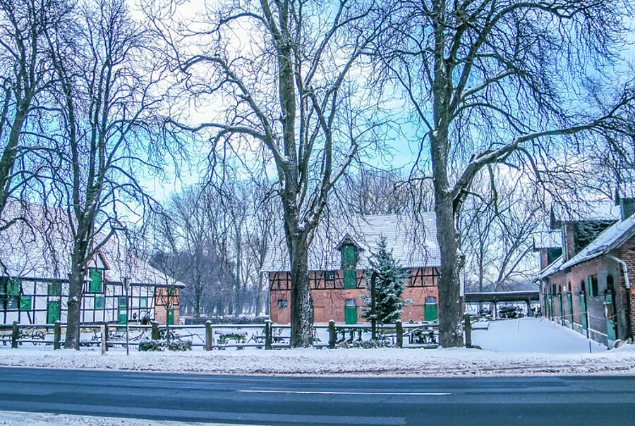 Winterimpressionen vom Museumshof Gut Steinhof