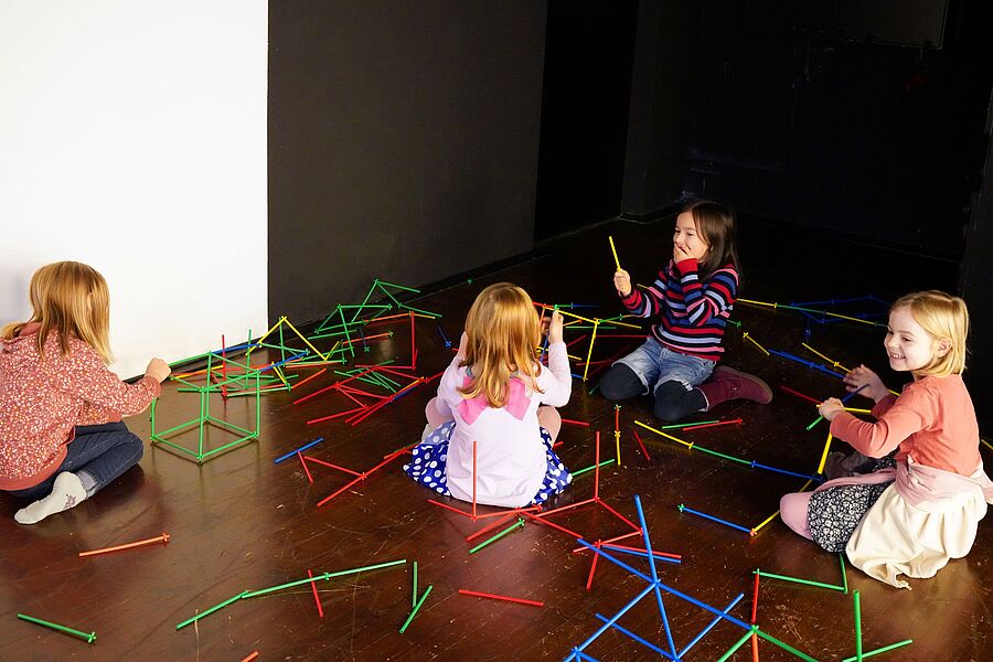 Ausstellung "Knobeln und konstruieren" im Zinnober Kindermuseum