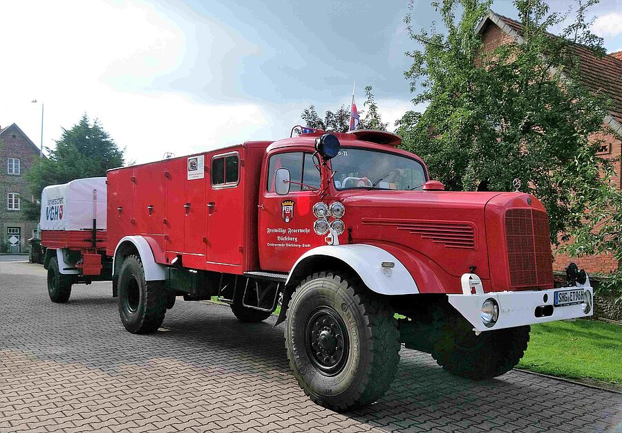 Historisches Feuerwehrauto