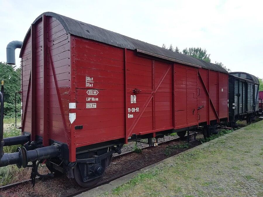 Güterwagen im Eisenbahnmuseum Vienenburg