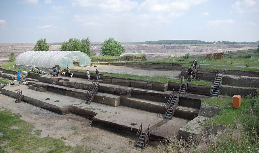 Die Fundstelle Schöningen 13 II mit den 4 Verlandungsfolgen