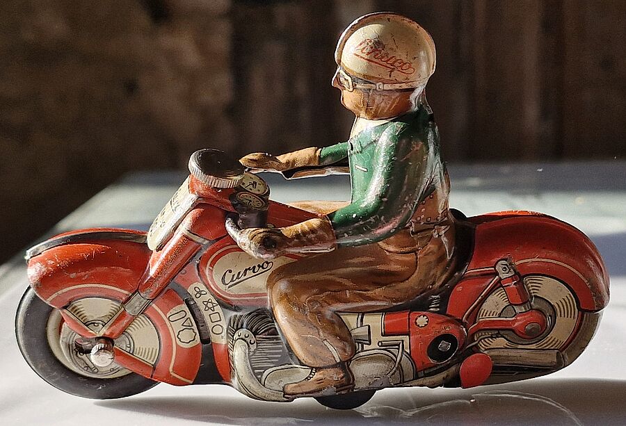 Blechspielzeug, Motorad