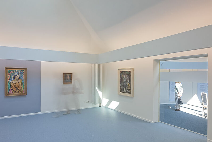 Worpsweder Kunsthalle Netzel, Blick in die Ausstellungsräume