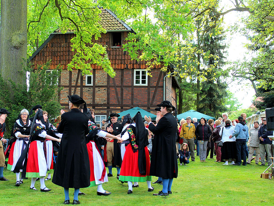 Trachtengruppe De Steinebekers beim Speicherfest