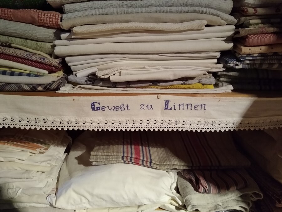 Leinenwäsche, Foto: Heidemuseum Rischmannshof