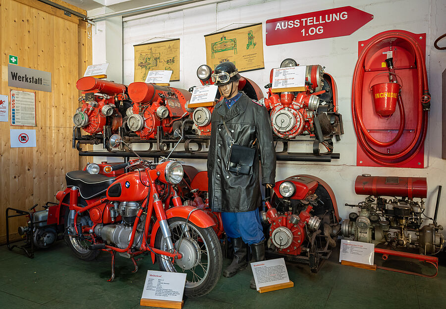 Melderkrad im Feuerwehrmuseum Salzbergen