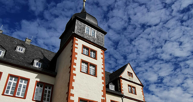 Das 1608 errichtete Hauptgebäude des Museums Schloss Saldern