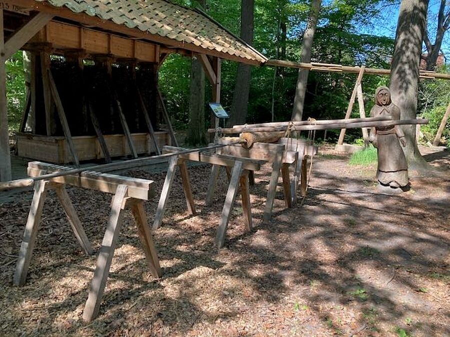 Blick auf das Außengelände 