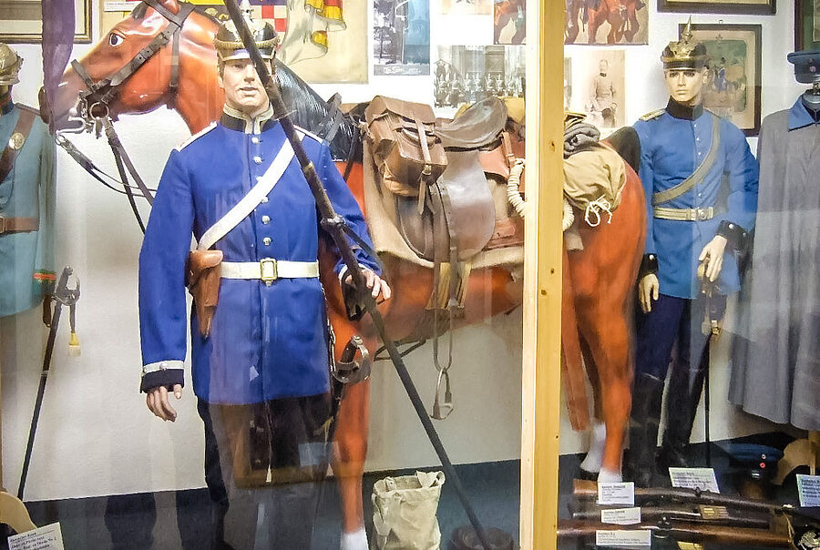 Kavalleriesattel im Militärhistorischen Museum „Alter Flakleitstand"