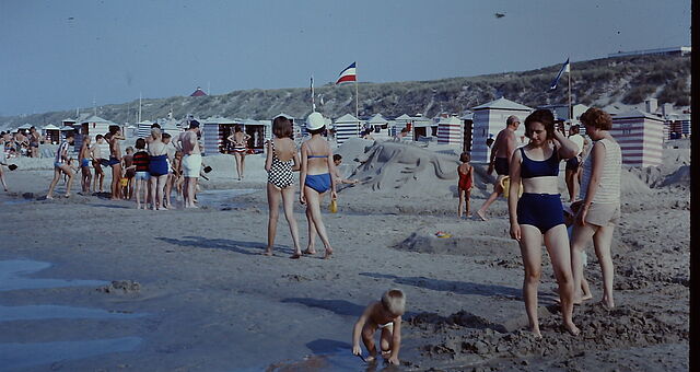 Blick in die Dauerausstellung "Strandleben" im Inselmuseum Juist