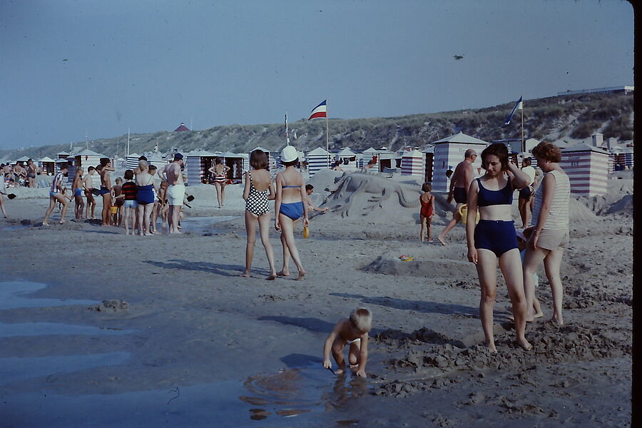 Blick in die Dauerausstellung "Strandleben" im Inselmuseum Juist