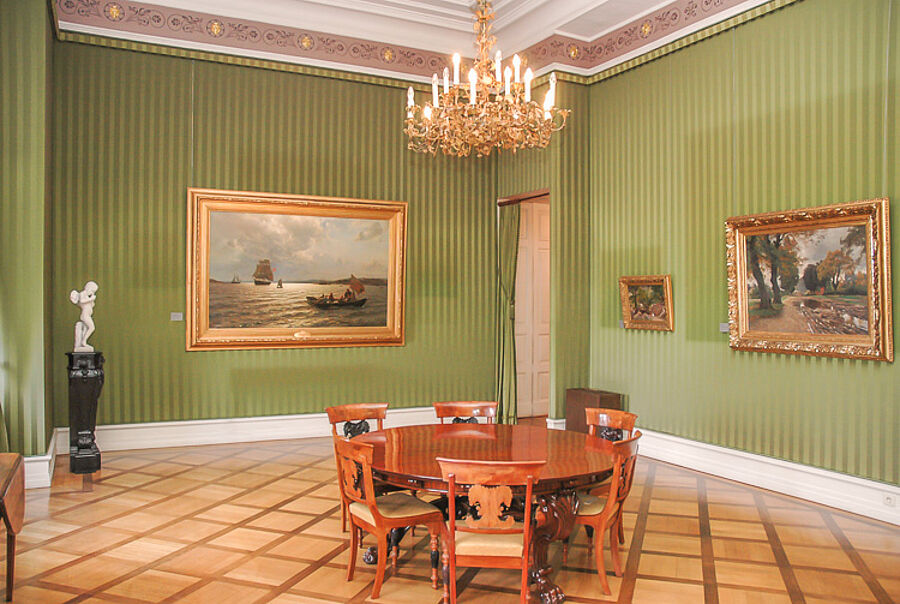 Grüner Salon im Landesmuseum Oldenburg