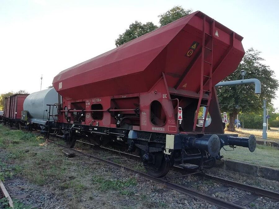 Güterwagen im Eisenbahnmuseum Vienenburg