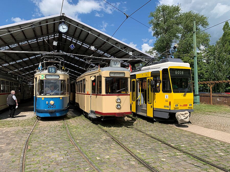 Wagenhalle des Hannoverschen Straßenbahn-Museums