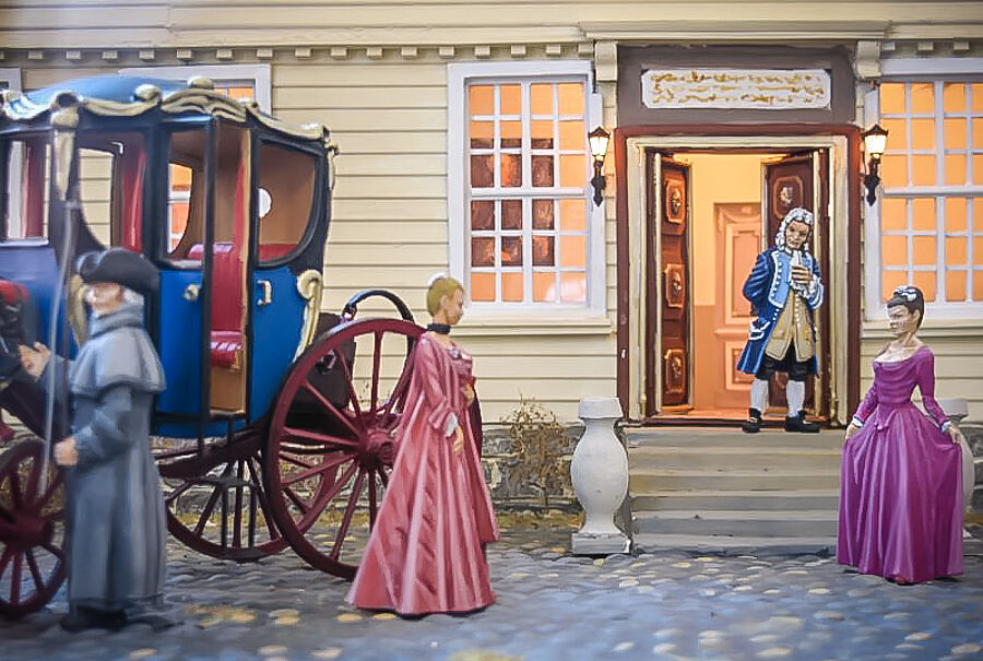 Der Hausherr empfängt seine Gäste im Domherrenhaus