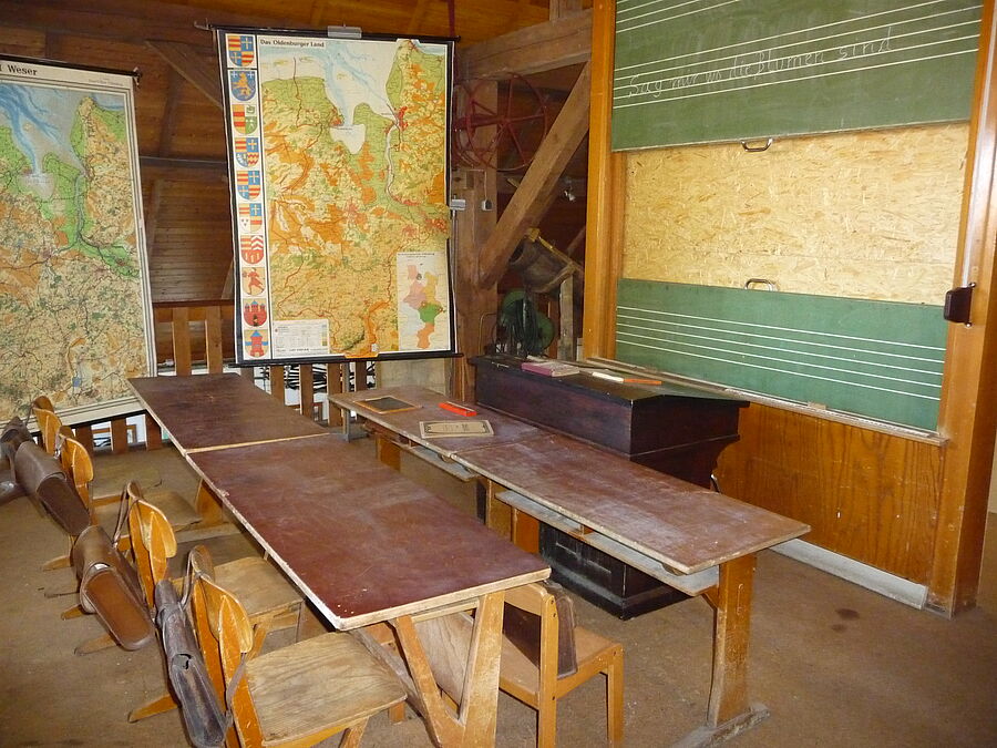 Klassenzimmer im Moor- und Bauern-Museum Benthullen-Harbern