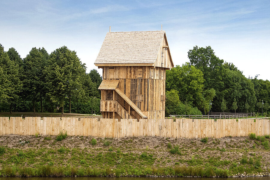 Castrum Vechtense im Zitadellenpark in Vechta