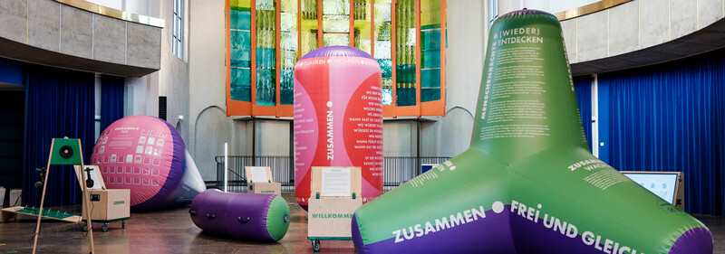 Blick in die Ausstellung 