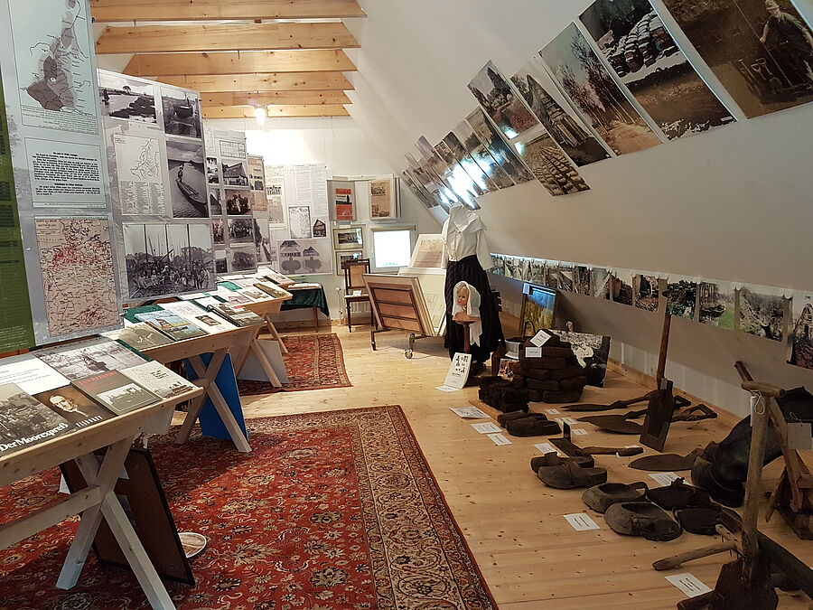 Blick in die Ausstellung im Findorff Haus Iselersheim