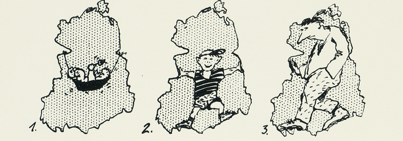 Detlef Beck 1988, Lebenslauf Nach erteilter Druckgenehmigung für eine Zeitung zum Festival des politischen Liedes fügt Detlef Beck 1988 seine Zeichnung ein. Doch der Leitung fällt der "Schmuggel" auf: Die Zeitung darf nicht erscheinen. Lebenslauf eines Menschen