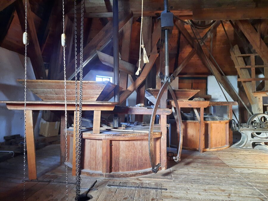 Die Moorseer Mühle - Innenansicht