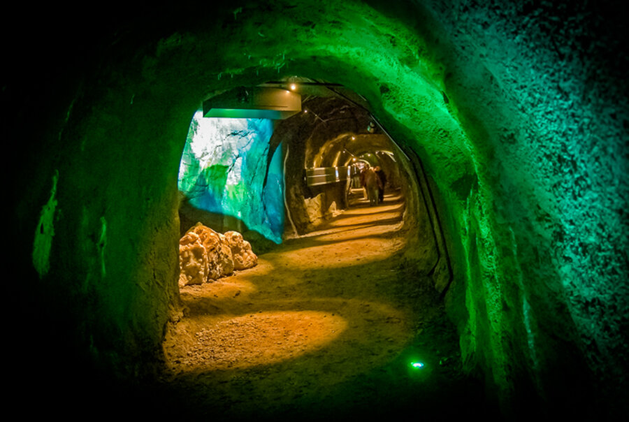 Blick ins Museum im Berg: Der Iberg als einstiges Korallenriff
