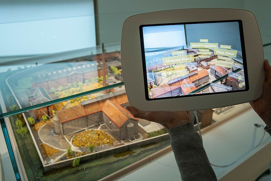 Modell des Strafgefängnisses mit Augmented Reality