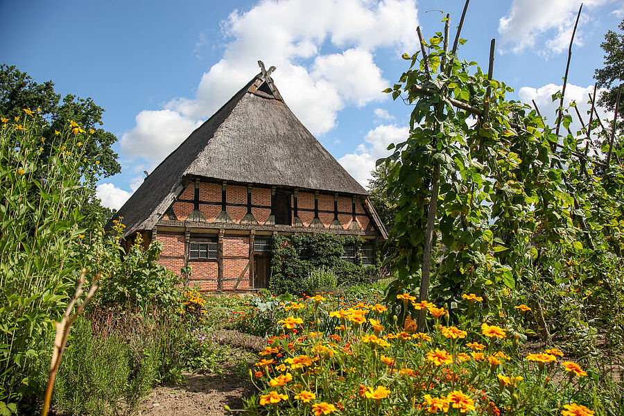 Brümmerhofgarten des Museumsdorfes Hösseringen