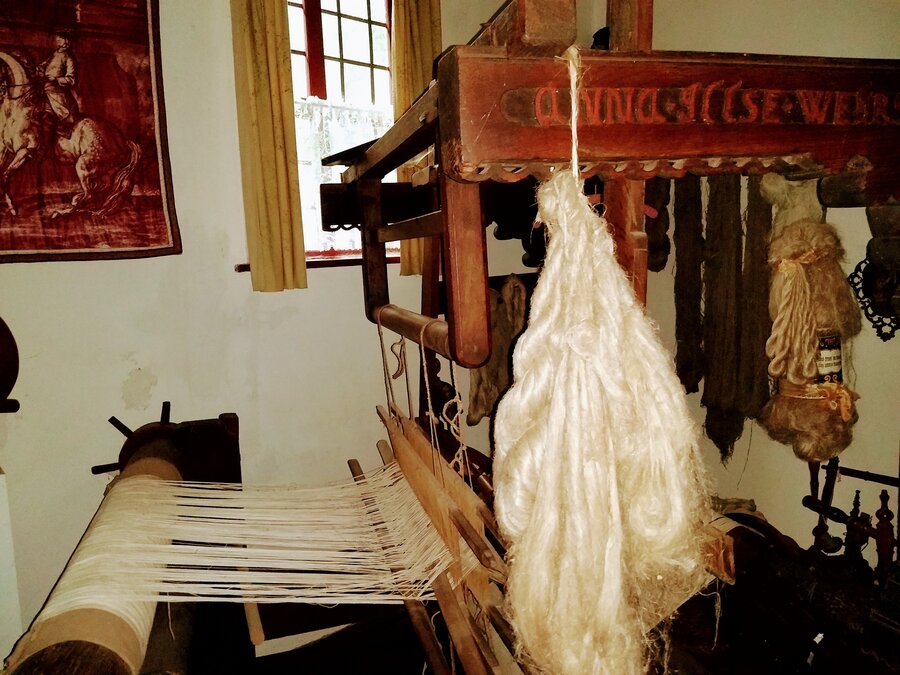 Webstuhl, Foto: Heidemuseum Rischmannshof