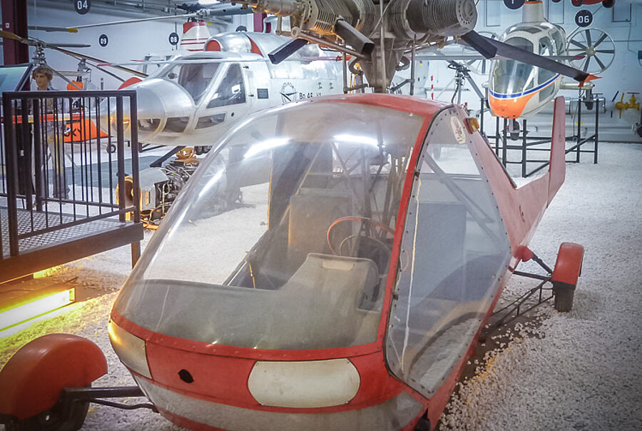Hubschrauber RotorCar im Hubschraubermuseum 