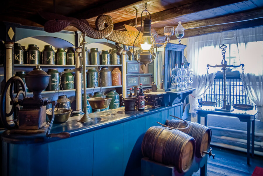 Blick in die Ausstellung im Haus Samson