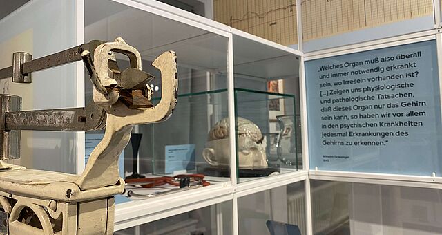 Blick in die Dauerausstellung des Krankenhaus-Museums