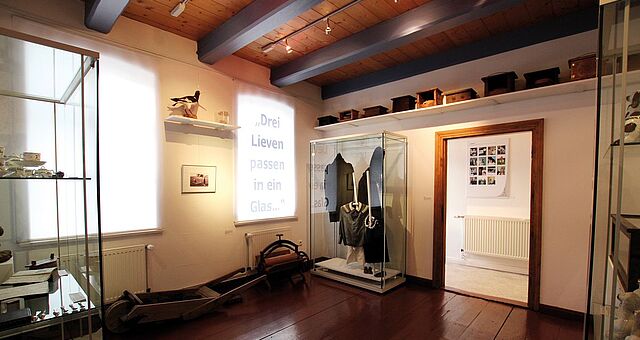 Blick in die Ausstellung des Museums Altes Zollhaus