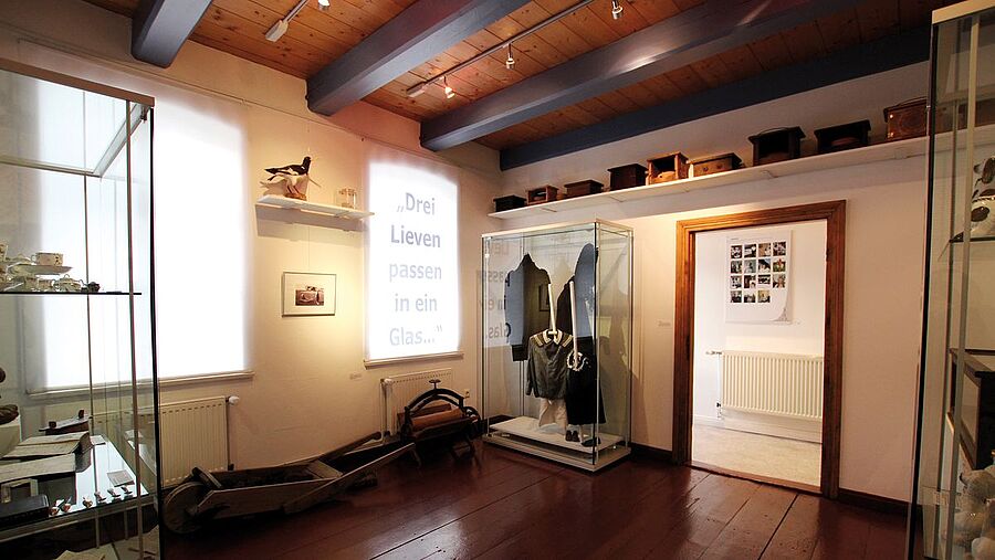 Blick in die Ausstellung des Museums Altes Zollhaus