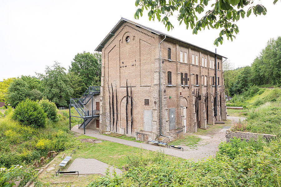 Außenansicht der Gedenkstätte Augustaschacht, dem ehemaligen Arbeitserziehungslager Ohrbeck