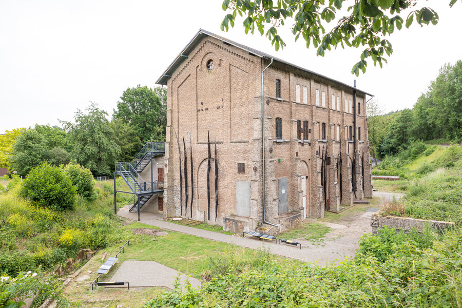 Außenansicht der Gedenkstätte Augustaschacht, dem ehemaligen Arbeitserziehungslager Ohrbeck