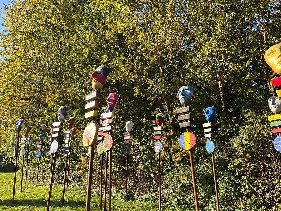 Friedenszeichen im Museumspark Kalkriese