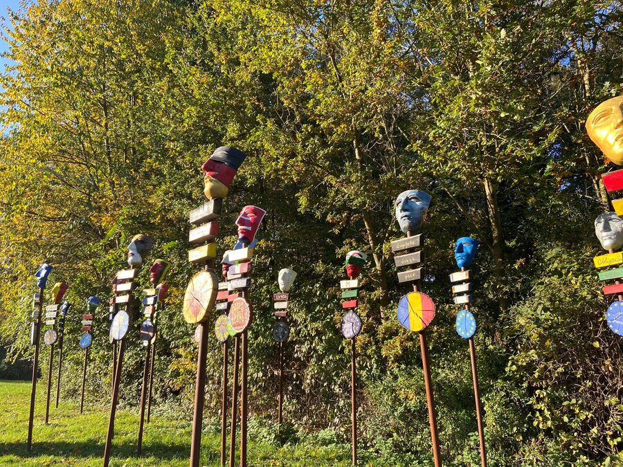 Friedenszeichen im Museumspark Kalkriese