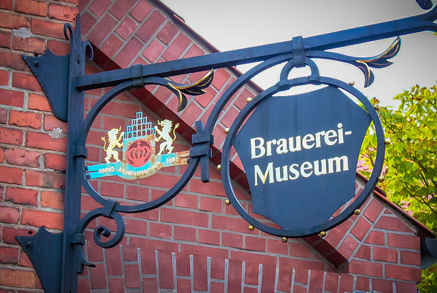 Eingang zum Industriedenkmal Brauereimusuem in Lüneburg