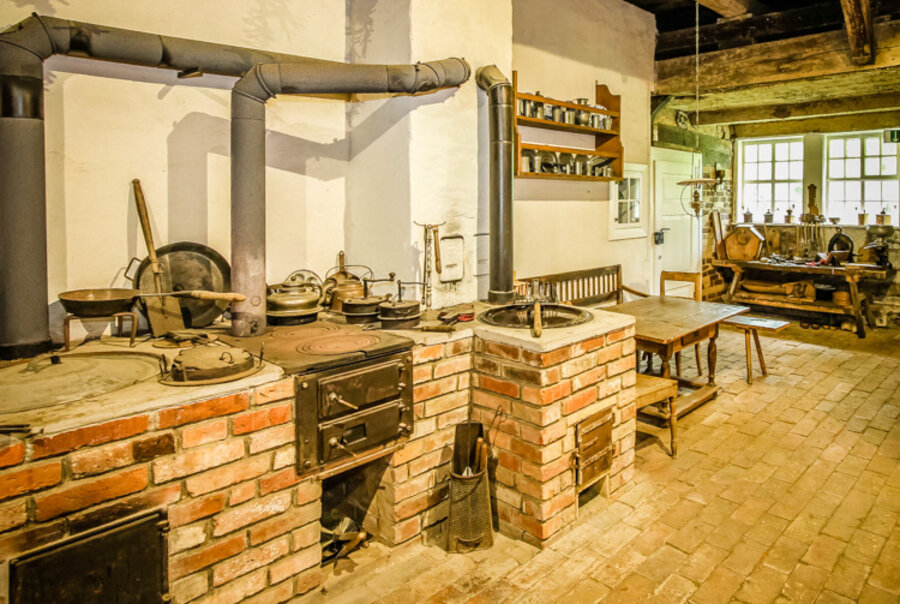 Feuerstelle im Bauernhausmuseum Isernhagen