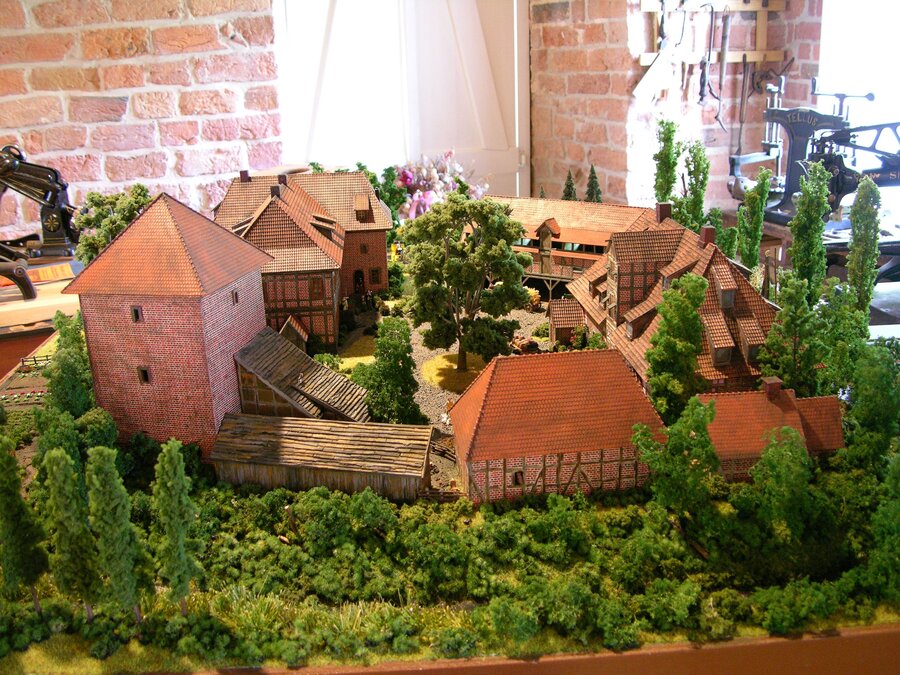 Modell der Burganlage von 1803