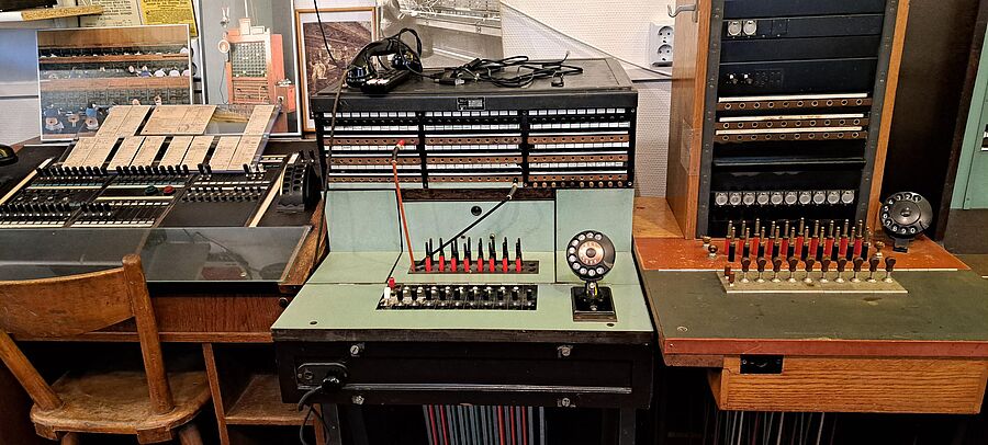 Historische Fernmeldetechnik im Fernmeldemuseum 