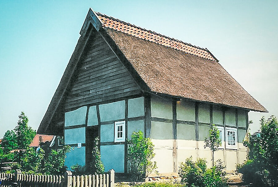 Außenansicht der Seefahrerschule Mühlen