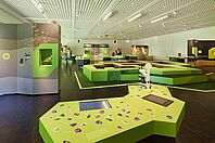 Blick in die Ausstellung "Bodenschätze", (c) Varusschlacht im Osnabrücker Land gGmbH
